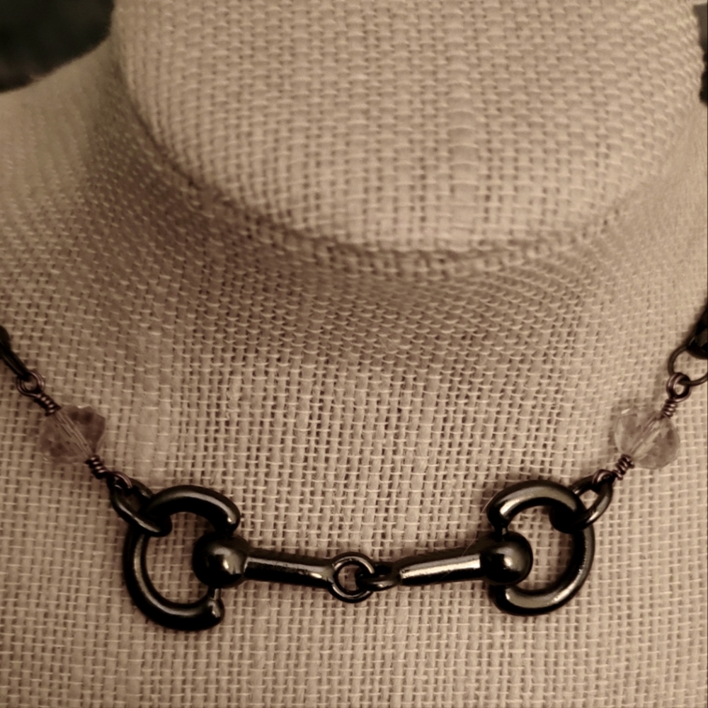 Snaffle Bit with Snake chain 20"